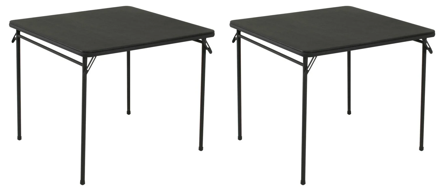 34" Square Vinyl Top Folding Card Table, , 2-Pack, Easy to Clean, Portable, Great for Everyday Dining, Crafting, Games, & Homewo
34" Square Vinyl Top Folding Card Table, , 2-Pack, Easy to Clean, Portable, Great for Everyday Dining, Crafting, Games, & Homewo