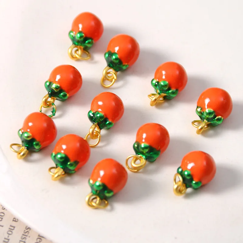 2pcs food and play simulation alloy pendant three-dimensional persimmon diy glaze accessories earring
2pcs food and play simulation alloy pendant three-dimensional persimmon diy glaze accessories earring