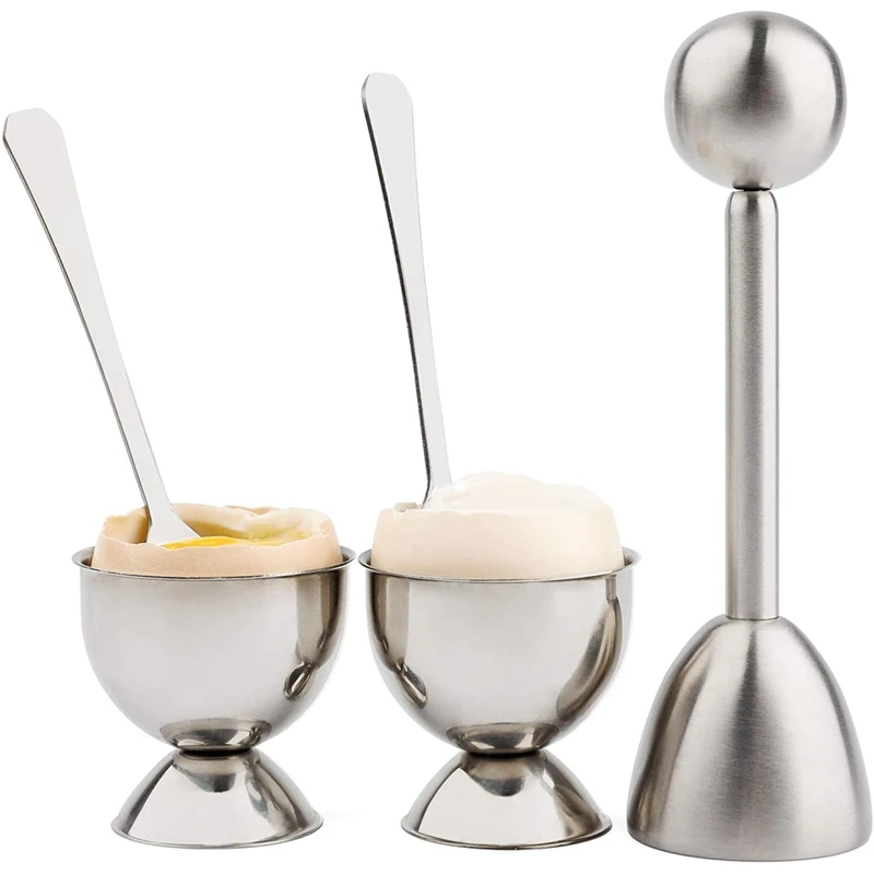 Egg Cutter, Egg Slicer Kitchen Egg Opener Tool Egg Cracker Remover Egg Shells Separator for Hard Soft Boiled Eggs
Egg Cutter, Egg Slicer Kitchen Egg Opener Tool Egg Cracker Remover Egg Shells Separator for Hard Soft Boiled Eggs