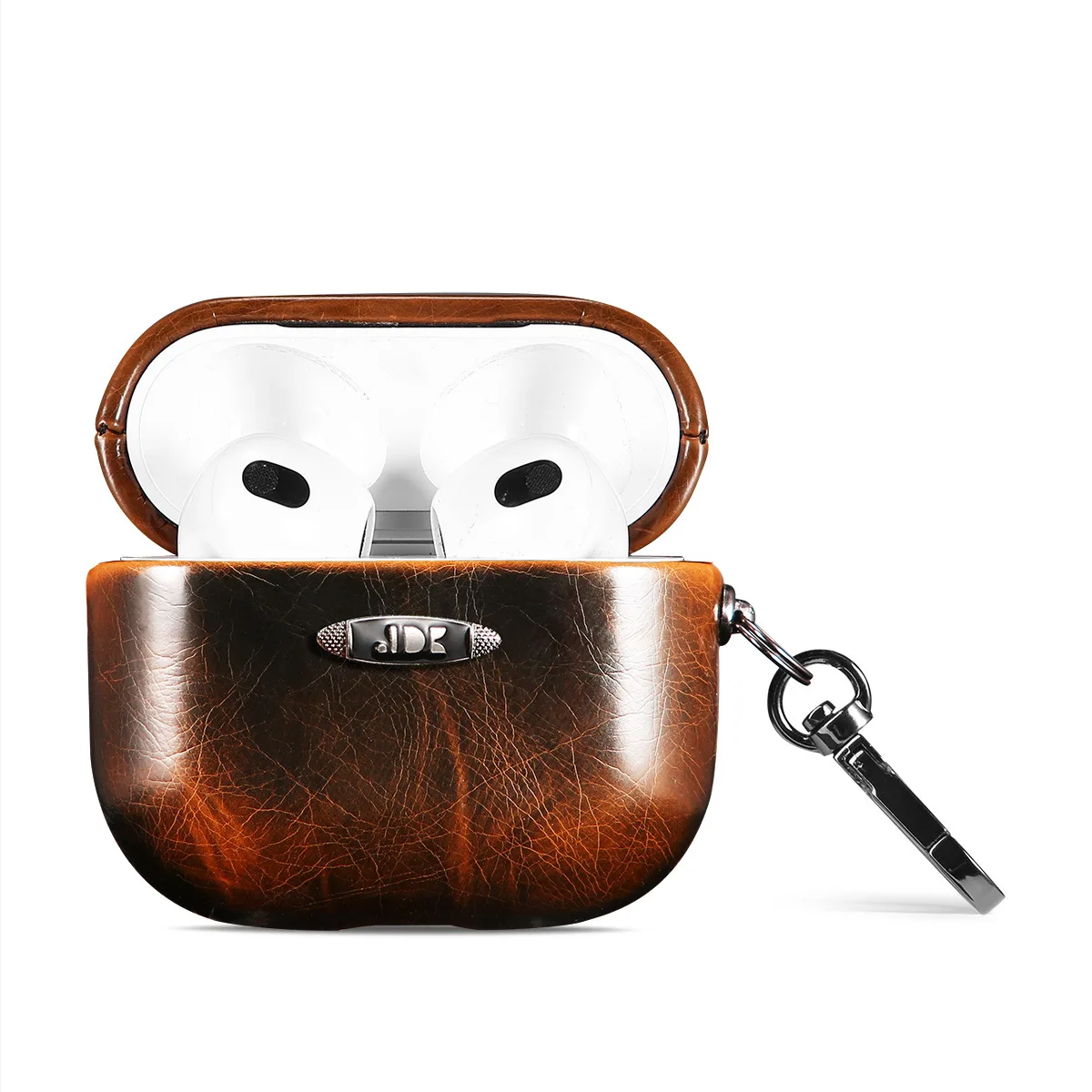 Luxury Animal Texture PU Leather Protective Bluetooth Wireless Box Case with Anti-lost Buckle For AirPods 1 2 3 Pro Covers Hot 
Luxury Animal Texture PU Leather Protective Bluetooth Wireless Box Case with Anti-lost Buckle For AirPods 1 2 3 Pro Covers Hot