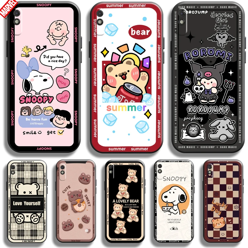 Cute Cartoon Bear For Xiaomi Redmi 9A 9AT Phone Case Black Carcasa Back Liquid Silicon Soft Silicone Cover Funda
Cute Cartoon Bear For Xiaomi Redmi 9A 9AT Phone Case Black Carcasa Back Liquid Silicon Soft Silicone Cover Funda