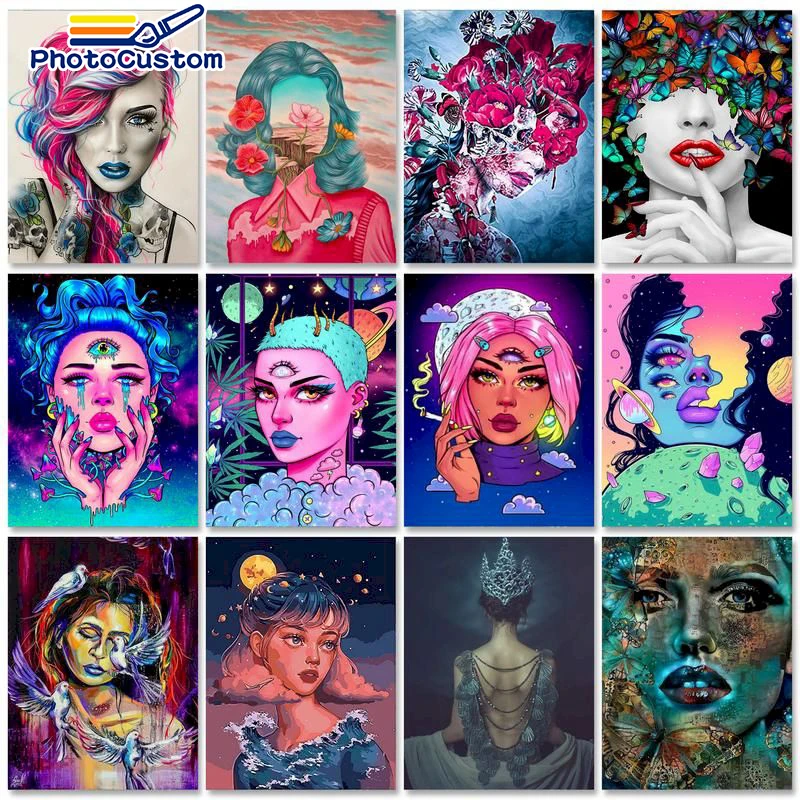 PhotoCustom 40x50cm Painting by numbers Figure Kill time Canvas painting Women DIY Coloring by numbers Wall art Home decor
PhotoCustom 40x50cm Painting by numbers Figure Kill time Canvas painting Women DIY Coloring by numbers Wall art Home decor