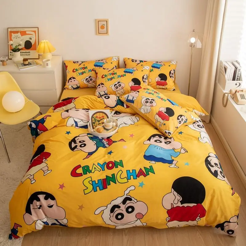 Crayon Shin-Chan Little White Dog Kawaii Anti-Static Sanding Cartoon Milk Velvet Four-Piece Single Dormitory Three-Piece Bedding
Crayon Shin-Chan Little White Dog Kawaii Anti-Static Sanding Cartoon Milk Velvet Four-Piece Single Dormitory Three-Piece Bedding