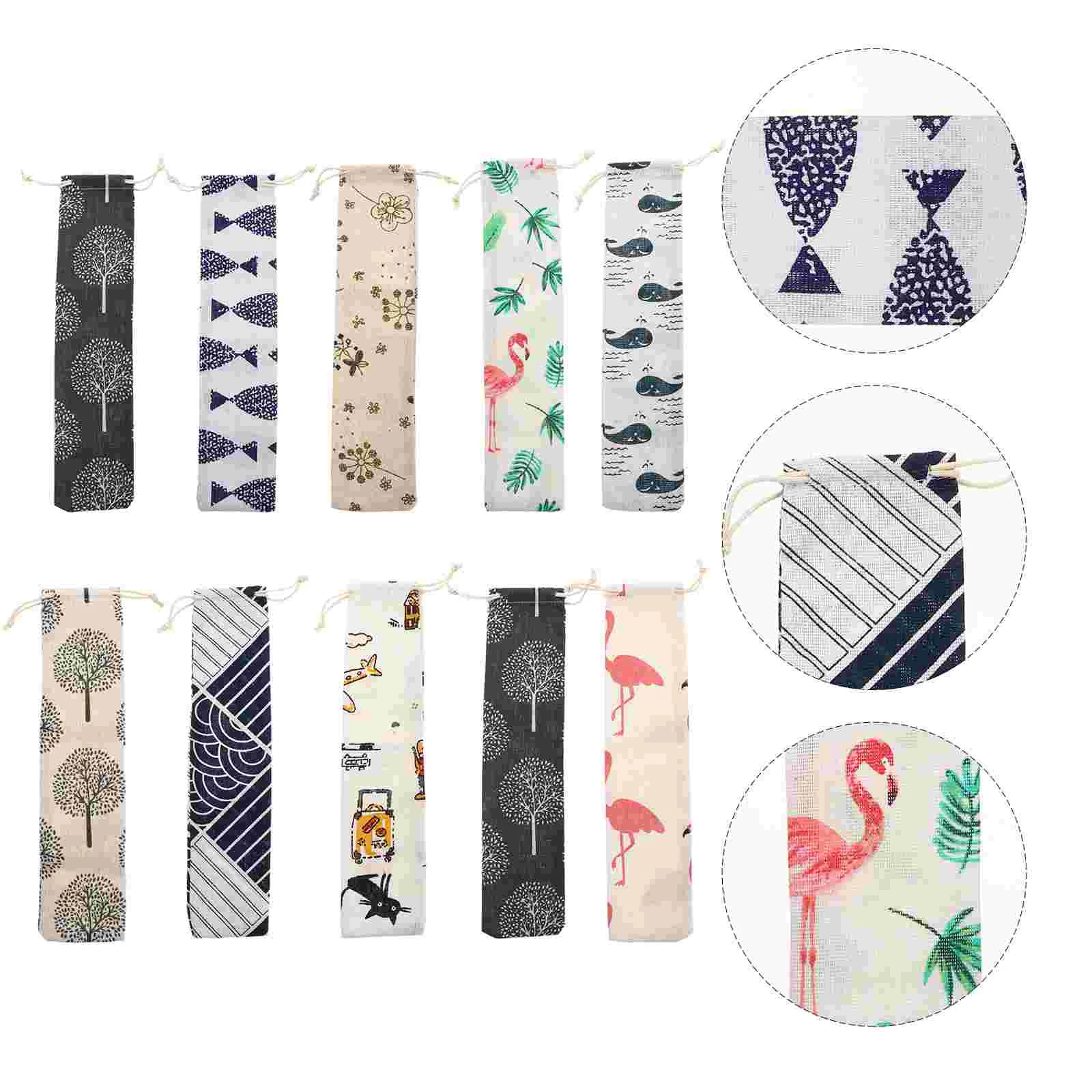 Pouch Storage Cutlery Drawstring Straw Tableware Linen Cotton Travel Case Spoon Chopsticks Carrying Reusable Holder Chopstick
Pouch Storage Cutlery Drawstring Straw Tableware Linen Cotton Travel Case Spoon Chopsticks Carrying Reusable Holder Chopstick