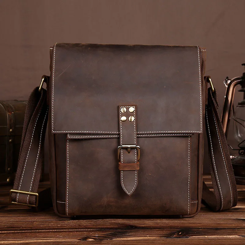 AETOO Crazy Horse leather leather men's bag Retro Messenger Bag Leather you cowhide men's Leisure Business One Shoulder Cross-b
AETOO Crazy Horse leather leather men's bag Retro Messenger Bag Leather you cowhide men's Leisure Business One Shoulder Cross-b