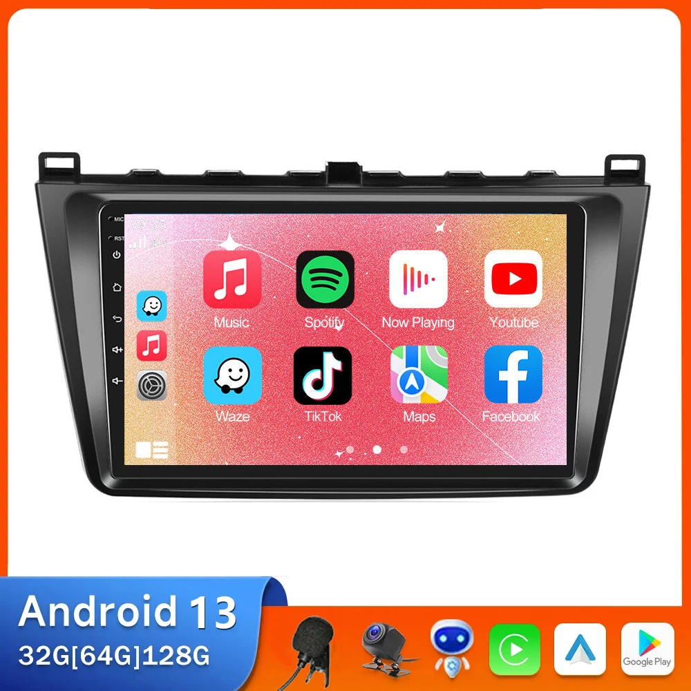 Автомагнитола для Mazda 6 GH 2007-2012, мультимедийный видеоплеер, навигация, стерео, GPS, Android 13, 2din, 2 din, dvd, 4G + WIFI
Автомагнитола для Mazda 6 GH 2007-2012, мультимедийный видеоплеер, навигация, стерео, GPS, Android 13, 2din, 2 din, dvd, 4G + WIFI