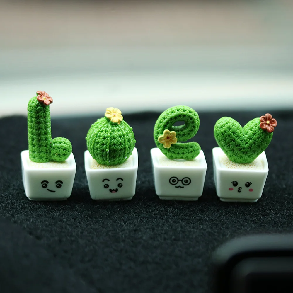 

Fairy Garden Dollhouse Supplies Micro Landscape Figurine Cactus Flower Figurines Micro Ornaments Cactus Miniatures