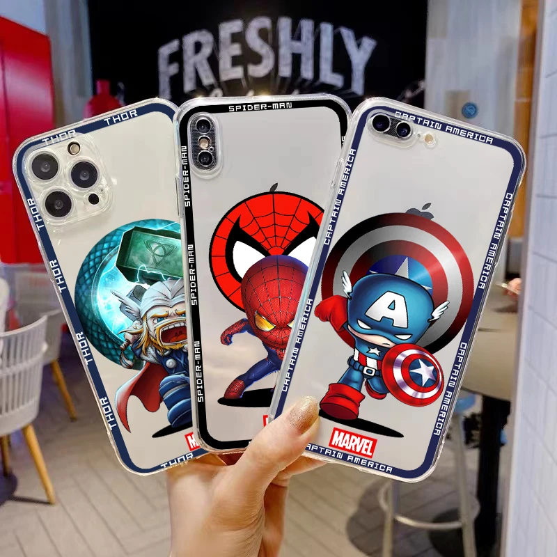 Venom Spiderman Iron Man Phone Case For iPhone 13 12 Pro Max Mini 11 Pro X XR XS Max 6 6S 7 8 Plus Funda Soft TPU Back
Venom Spiderman Iron Man Phone Case For iPhone 13 12 Pro Max Mini 11 Pro X XR XS Max 6 6S 7 8 Plus Funda Soft TPU Back