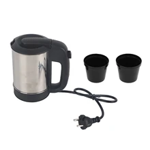 Electric Kettle 0.5L Mini Electric Kettle Water Boiler Stainless Steel Automatic Power Off Portable Travel Kettle Pot EU 220V