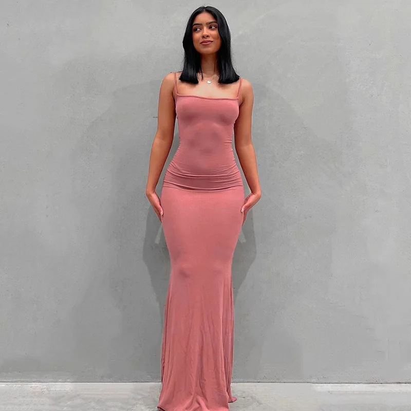 Women Fashion Sexy Dress Skims Flat for Backless Maxi Dresses Pure Slim Down Honey Peach Hip Suspender Dress 2022 Summer Y2k
Women Fashion Sexy Dress Skims Flat for Backless Maxi Dresses Pure Slim Down Honey Peach Hip Suspender Dress 2022 Summer Y2k