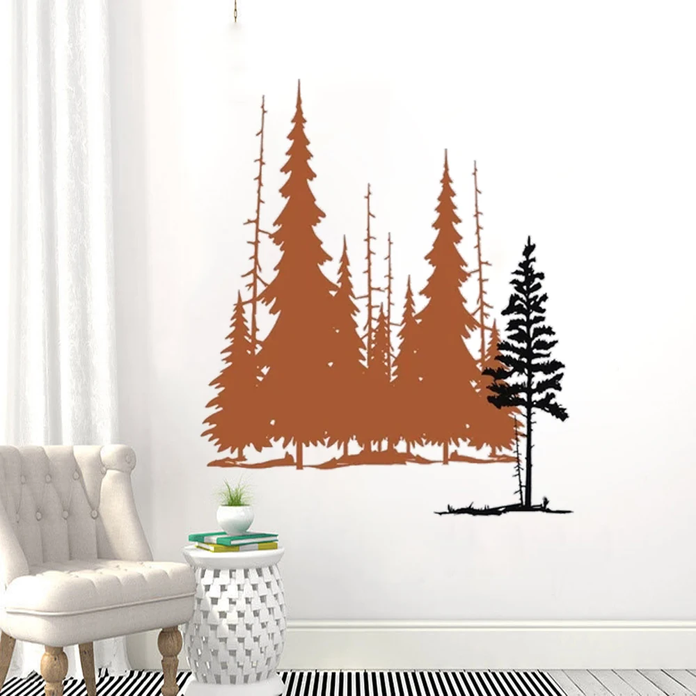 Two Colors Trees Fir Wall Decals Removable Vinyl Forest Murals Cabin Decor Stickers For Kids Rooms Livingroom Poster HJ1104
Two Colors Trees Fir Wall Decals Removable Vinyl Forest Murals Cabin Decor Stickers For Kids Rooms Livingroom Poster HJ1104