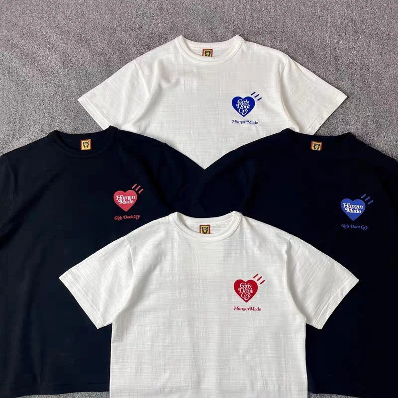 2023ss Heart Letter Print Girls Don’t Cry Human Made Short Sleeve Men Women Top Tees T-shirts
2023ss Heart Letter Print Girls Don’t Cry Human Made Short Sleeve Men Women Top Tees T-shirts