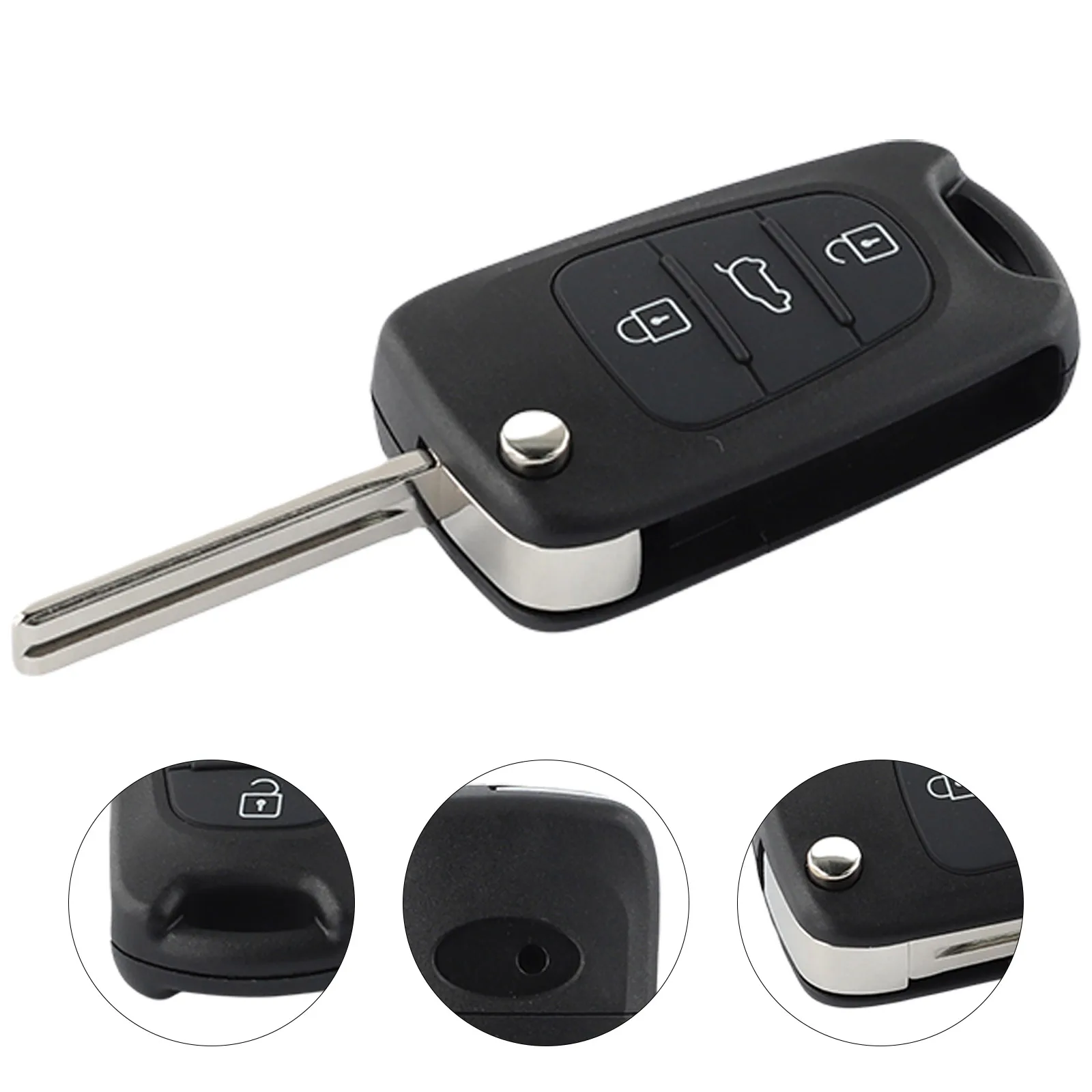 Parts & Accessories Remote Key Case 1pcs/1pacK 3 Button 954301J000 954301J050 Metal Plastic Easy To Install And Use
Parts & Accessories Remote Key Case 1pcs/1pacK 3 Button 954301J000 954301J050 Metal Plastic Easy To Install And Use