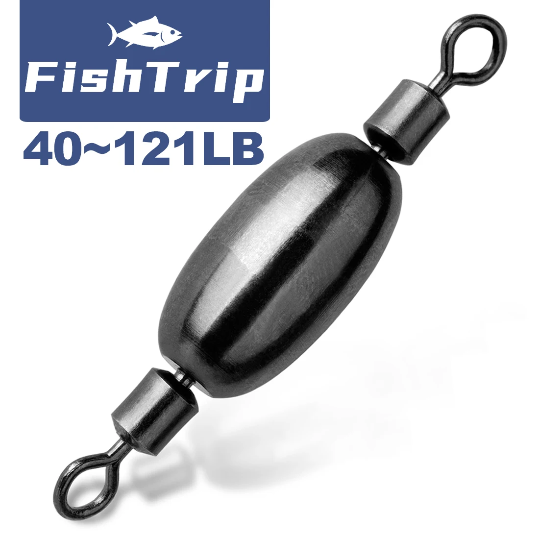 FishTrip Two In One Fishing Weight Sinkers with Rolling Swivel Stainless Steel for Drop & Bottom, Fishing Line & Lure Connect
FishTrip Two In One Fishing Weight Sinkers with Rolling Swivel Stainless Steel for Drop & Bottom, Fishing Line & Lure Connect