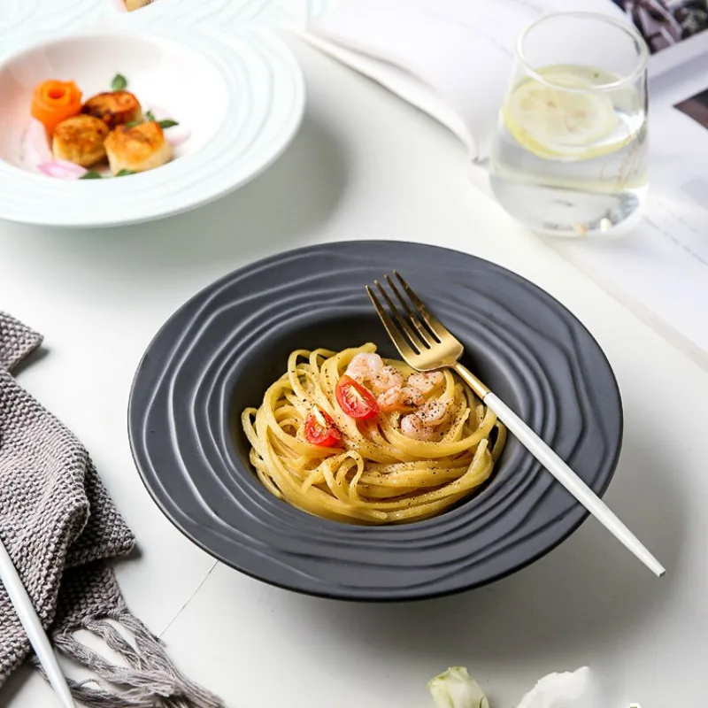 Japanese Ceramic Dinner Plates Round Trays Decorative Simple Salad Dinner Plates Assiette Ceramique Kitchen Tableware DB60PZ
Japanese Ceramic Dinner Plates Round Trays Decorative Simple Salad Dinner Plates Assiette Ceramique Kitchen Tableware DB60PZ