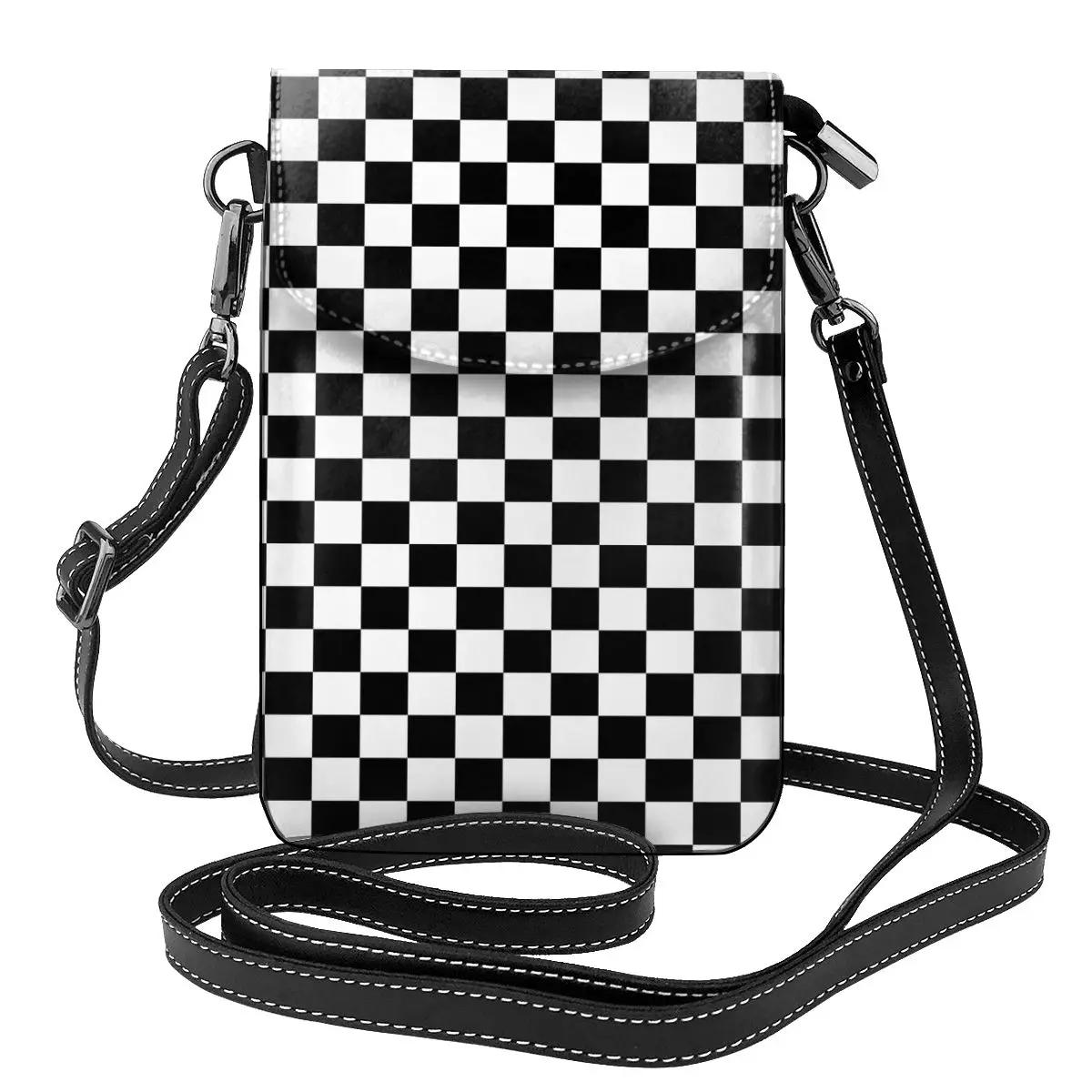 Two Tone Shoulder Bag Black White Checkerboard Fashion Vintage Women Bags Leather School Female Purse
Two Tone Shoulder Bag Black White Checkerboard Fashion Vintage Women Bags Leather School Female Purse