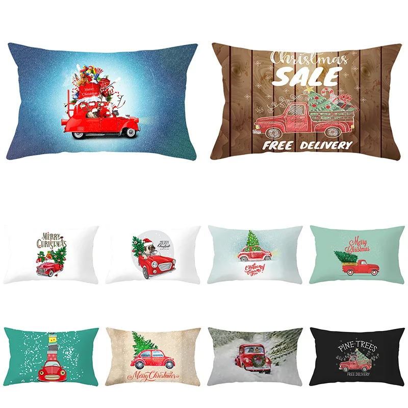 Christmas Peach Skin Waist Pillowcase Rectangular Sofa Pillowcase Fabric Household Goods Bedside Pillowcase
Christmas Peach Skin Waist Pillowcase Rectangular Sofa Pillowcase Fabric Household Goods Bedside Pillowcase