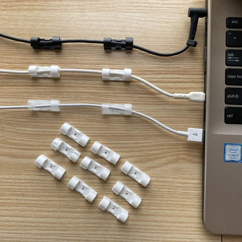 20PCS Cable Organizer USB Cable Winder Desktop Tidy Cable Management Clips Cord Holder Wall Wire Manager Data Line Organize
20PCS Cable Organizer USB Cable Winder Desktop Tidy Cable Management Clips Cord Holder Wall Wire Manager Data Line Organize