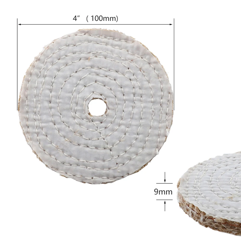 3 Pcs 4inch Cloth Polishing Wheel Polishing Pad Adpater Set Cotton Lint Wheel For Bench Grinder Electric Drill Accessories
3 Pcs 4inch Cloth Polishing Wheel Polishing Pad Adpater Set Cotton Lint Wheel For Bench Grinder Electric Drill Accessories