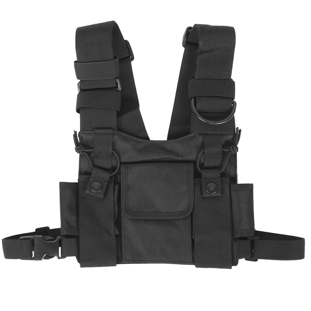 Walkie Talkie Chest Front Pack Pouch Tactics Outdoor Vest Rig Carry Bag Storage Bag
Walkie Talkie Chest Front Pack Pouch Tactics Outdoor Vest Rig Carry Bag Storage Bag