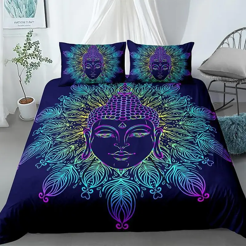 Golden Black Lotus Flowers Print Luxury Microfiber Polyester Comforter Cover Mandala Buddha Duvet Cover Set Bohemian Bedding Set
Golden Black Lotus Flowers Print Luxury Microfiber Polyester Comforter Cover Mandala Buddha Duvet Cover Set Bohemian Bedding Set