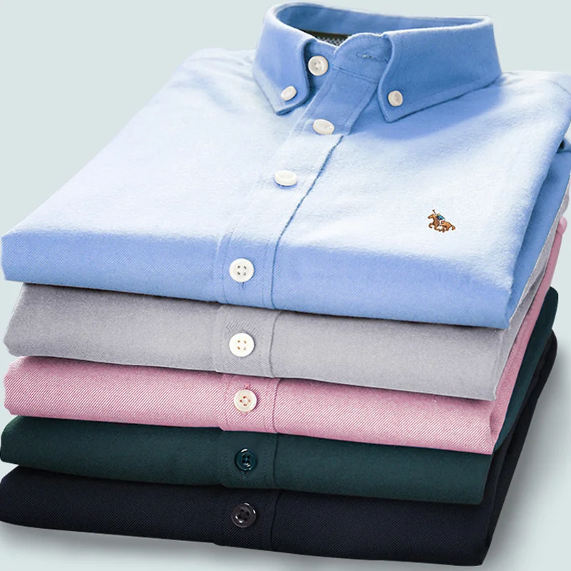 100% Cotton Business Shirt Men Solid Embroidered Slim Fit Breathable Long Sleeve Shirt Casual Fashion Brand Top Plus Size Spring
100% Cotton Business Shirt Men Solid Embroidered Slim Fit Breathable Long Sleeve Shirt Casual Fashion Brand Top Plus Size Spring