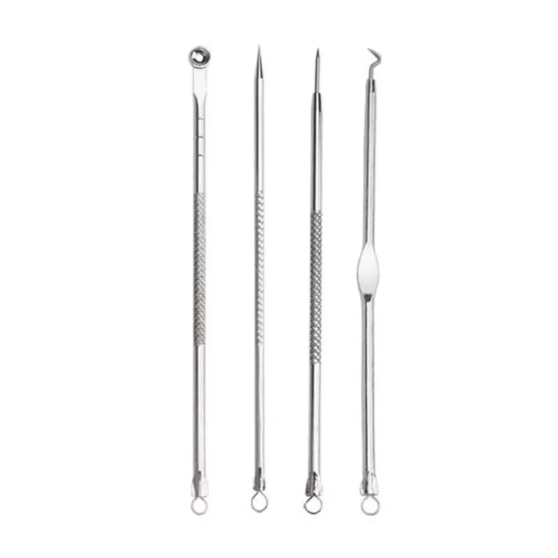 4pcs/bag Blackhead Removal Needles Black Dots Cleaner Stainless Steel Spot Extractor Acne Treatment Needle Face Clean Care Tool
4pcs/bag Blackhead Removal Needles Black Dots Cleaner Stainless Steel Spot Extractor Acne Treatment Needle Face Clean Care Tool
