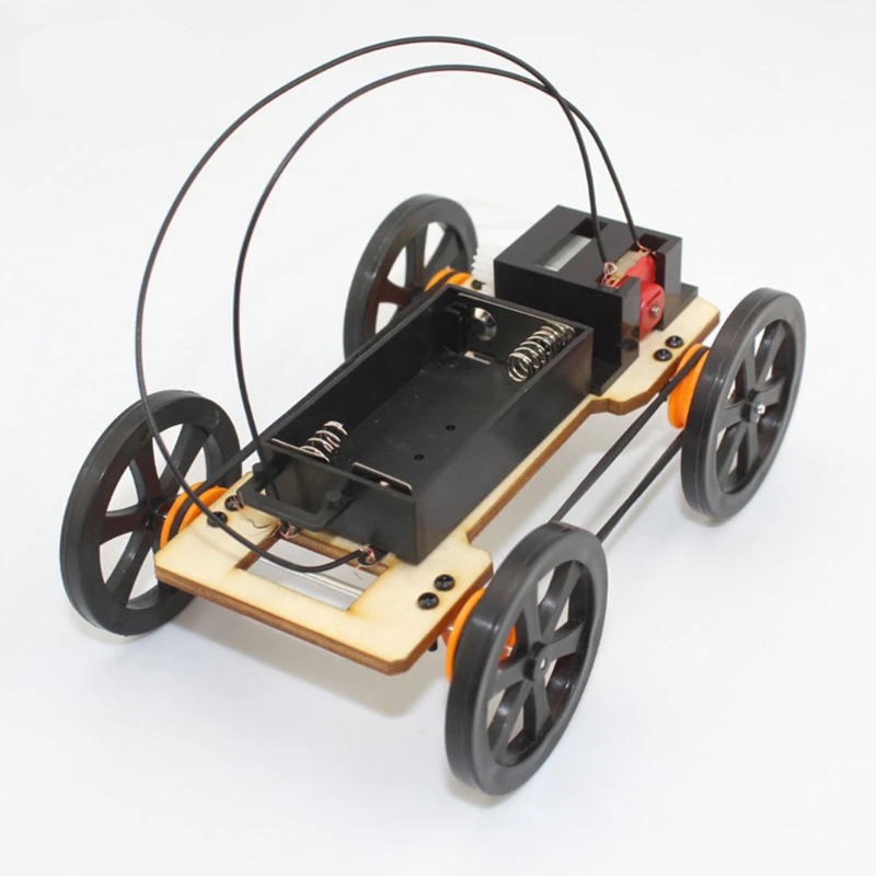 

1 шт. DIY четырехколесный автомобиль пазл игрушки ручной работы креативная наука физический Gizmo набор для детей подарок Обучающие игрушки