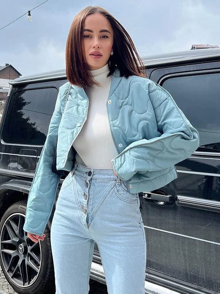 Autumn Fashion Blue Quilted Jackets Women 2022 Casual Long Sleeve Single Breasted Cotton Short Coats Ladies Vintage Streetwear
Autumn Fashion Blue Quilted Jackets Women 2022 Casual Long Sleeve Single Breasted Cotton Short Coats Ladies Vintage Streetwear