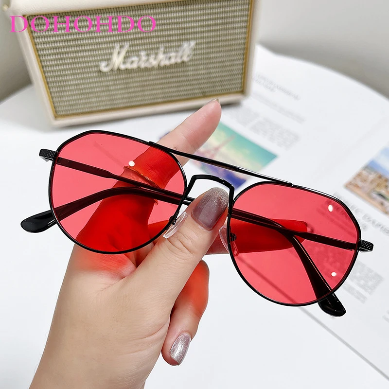 DOHOHDO Retro Oval Double Beam Sunglasses Men Ocean Piece Hip Hop Dance Sunglasses Women Fashion Tide Oculos De Sol Masculino
DOHOHDO Retro Oval Double Beam Sunglasses Men Ocean Piece Hip Hop Dance Sunglasses Women Fashion Tide Oculos De Sol Masculino