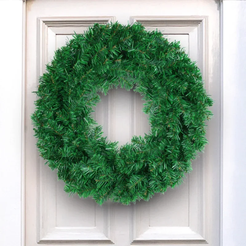 30/40CM Pine Needle Christmas Wreath For Front Door Green wreath shopping malls and hotels Door Window Wall Decoration
30/40CM Pine Needle Christmas Wreath For Front Door Green wreath shopping malls and hotels Door Window Wall Decoration