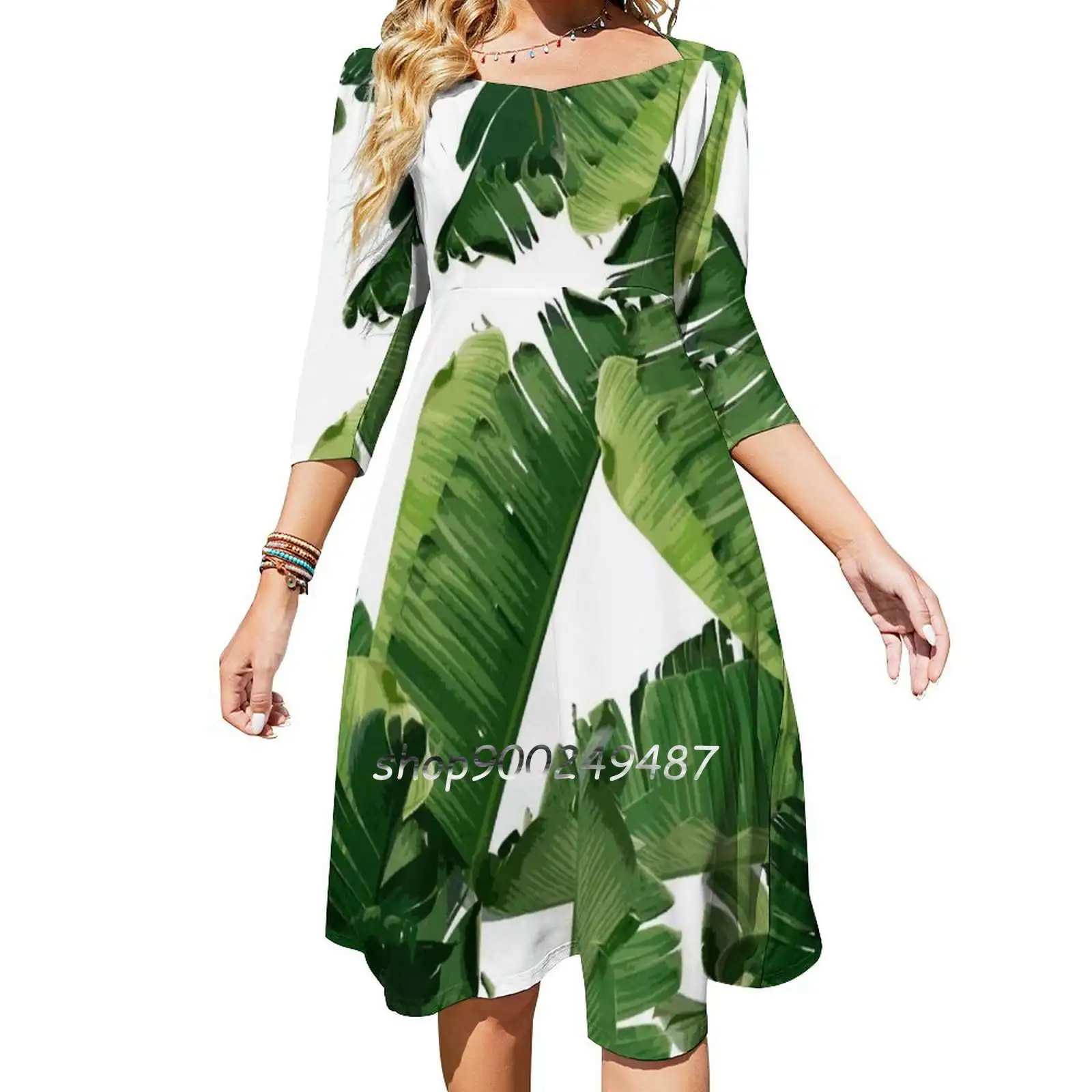 Banana Leaves Green Sweet Elegant Dress Women Korean Kawaii Square Collar Dress Banana Leaves Banana Leaf Banana Leaf Leaves
Banana Leaves Green Sweet Elegant Dress Women Korean Kawaii Square Collar Dress Banana Leaves Banana Leaf Banana Leaf Leaves