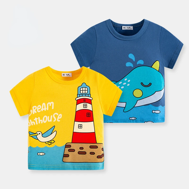 Children's Clothing 2022 Summer Children's Cartoon Short-sleeved Printing Boy Baby Cotton Tide Brand T-shirt
Children's Clothing 2022 Summer Children's Cartoon Short-sleeved Printing Boy Baby Cotton Tide Brand T-shirt