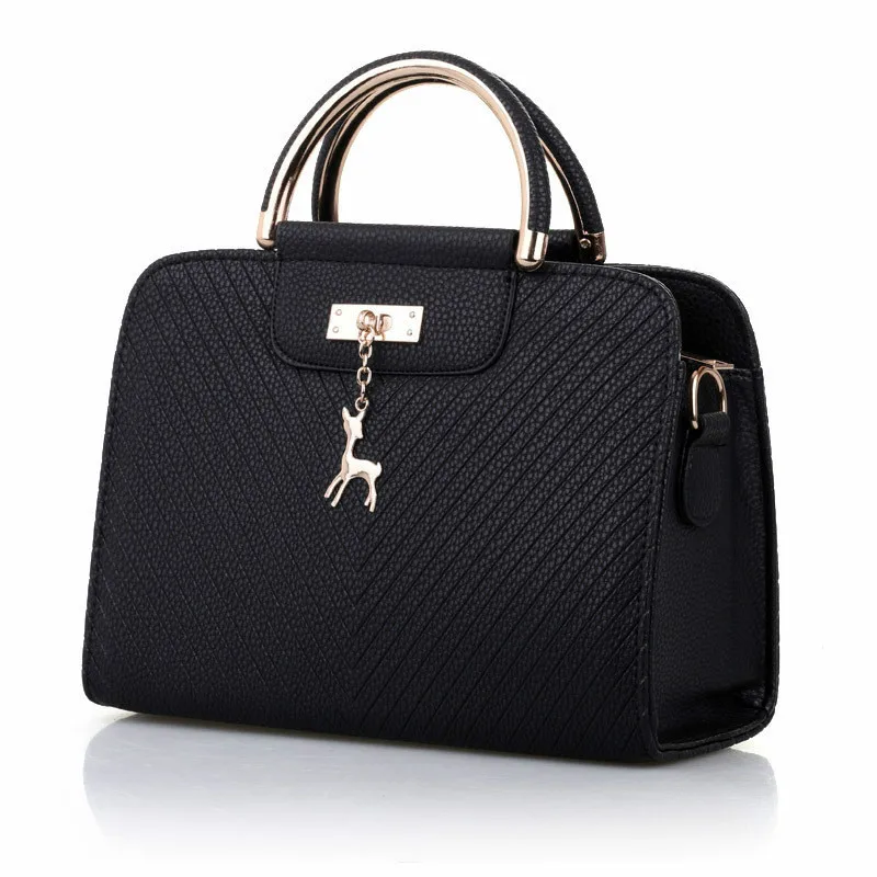 Fashion Handbag 2019 New Women Leather Bag Large Capacity Shoulder Bags Casual Tote Simple Top-handle Hand Bags Deer Decor
Fashion Handbag 2019 New Women Leather Bag Large Capacity Shoulder Bags Casual Tote Simple Top-handle Hand Bags Deer Decor