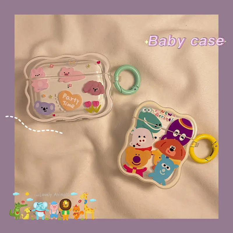 Cartoon Bears Puppy Protector Case for Apple AirPods 1 2 3 Wireless Charging Box Cute Wavy Edge Earphone Protective Cases Cover
Cartoon Bears Puppy Protector Case for Apple AirPods 1 2 3 Wireless Charging Box Cute Wavy Edge Earphone Protective Cases Cover