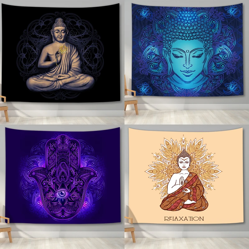 Buddha Tapestry Wall Hanging Meditator Seven Chakras Indian Bohemian Decorative Mandala Sheet Sofa Blanket Psychedelic Yoga Carp 
Buddha Tapestry Wall Hanging Meditator Seven Chakras Indian Bohemian Decorative Mandala Sheet Sofa Blanket Psychedelic Yoga Carp