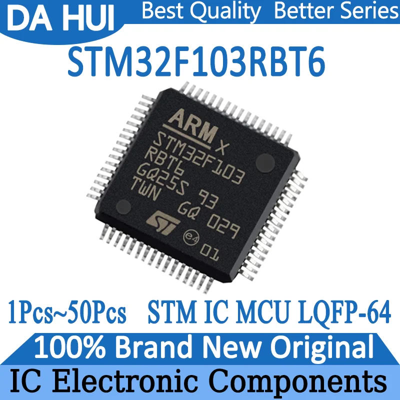 1PCS~50Pcs STM32F103RBT6 STM32F103RB STM32F103 STM32F STM 32 IC MCU Chip LQFP-64 in Stock 100% New
1PCS~50Pcs STM32F103RBT6 STM32F103RB STM32F103 STM32F STM 32 IC MCU Chip LQFP-64 in Stock 100% New