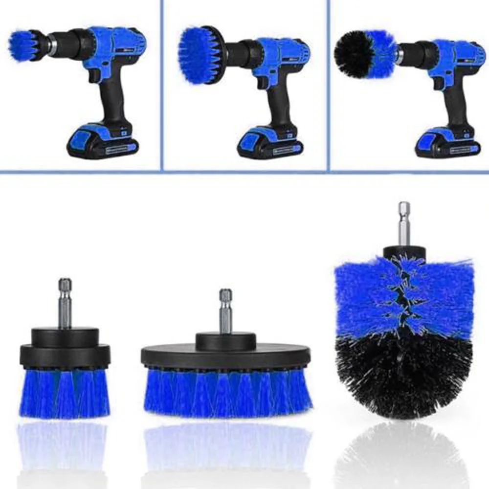 3pcs Set Car Wash Electric Brush Hard Bristle Auto Detailing Cleaning Tools Electric Cleaning Brush Three-piece Brush Head
3pcs Set Car Wash Electric Brush Hard Bristle Auto Detailing Cleaning Tools Electric Cleaning Brush Three-piece Brush Head