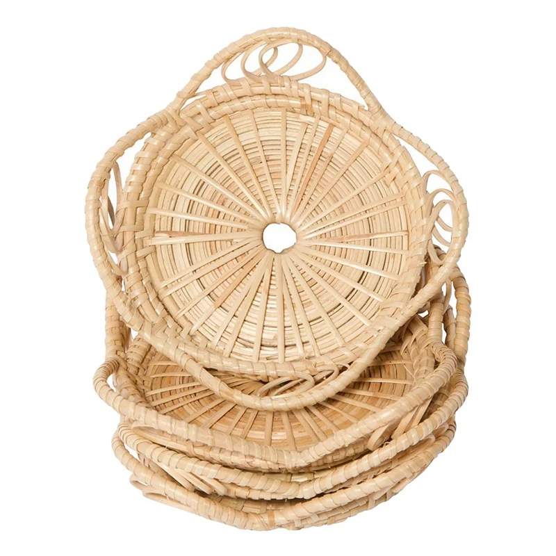 Handmade Rattan Coasters,Hot And Cold Drink Holders,Home Decorative,For Kitchen Bedroom Living Room Coffee Table,4 Pack 
Handmade Rattan Coasters,Hot And Cold Drink Holders,Home Decorative,For Kitchen Bedroom Living Room Coffee Table,4 Pack