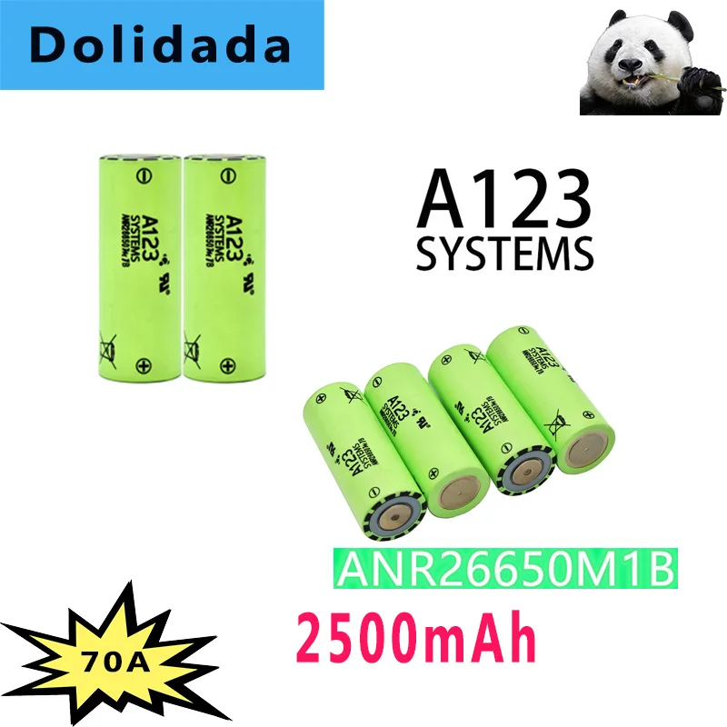 2022 Новый A123 26650 akku M1B 26650 2400 мАч-2500 мАч 70A 3,7 в литий-ионный аккумулятор
2022 Новый A123 26650 akku M1B 26650 2400 мАч-2500 мАч 70A 3,7 в литий-ионный аккумулятор