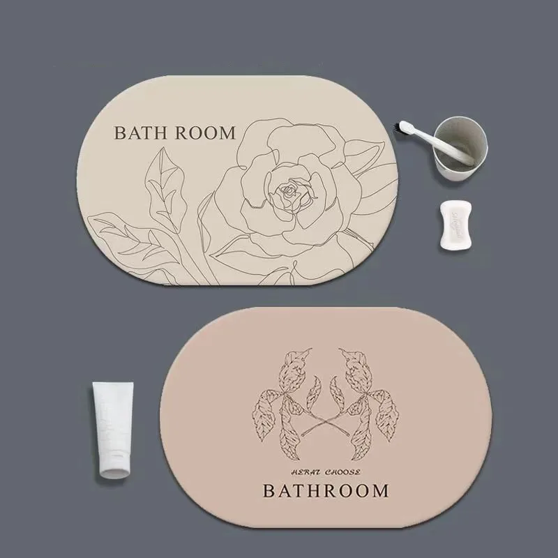 Diatom Mud Absorbent Pad Toilet Floor Soft Diatomaceous Absorb Mat Non Slip Foot Bathroom Water Sucking Antisk Carpet
Diatom Mud Absorbent Pad Toilet Floor Soft Diatomaceous Absorb Mat Non Slip Foot Bathroom Water Sucking Antisk Carpet