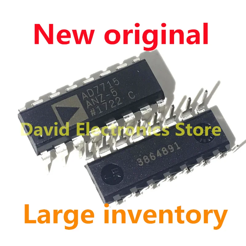 

New original AD7715AN-5 AD7715ANZ-5 DIP-16 direct insertion analog-to-digital converter chip