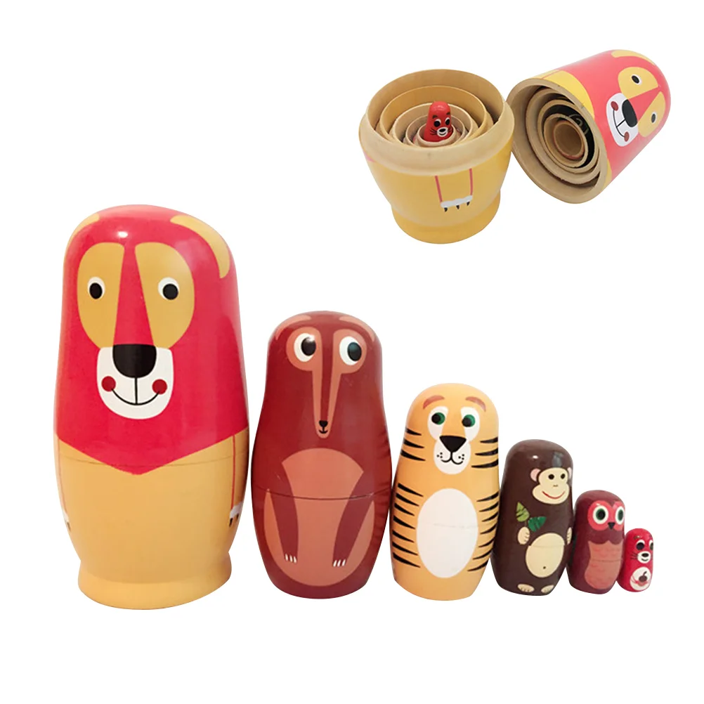 6 Layers Stacking Dolls Nesting Dolls Forest Animals Babushka Dolls Wood Nesting Toys Russian Stacking Dolls
6 Layers Stacking Dolls Nesting Dolls Forest Animals Babushka Dolls Wood Nesting Toys Russian Stacking Dolls