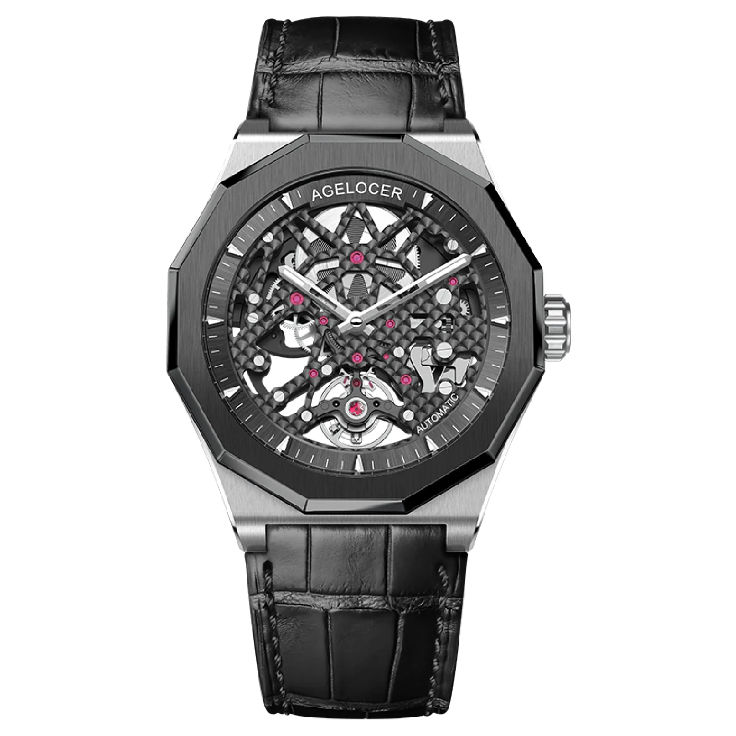 AGELOCER Original Mechanical Watches Mens Automatic Power Reserve 80H Fashion Brands 316 Stainless Steel Watches Sapphire Black
AGELOCER Original Mechanical Watches Mens Automatic Power Reserve 80H Fashion Brands 316 Stainless Steel Watches Sapphire Black