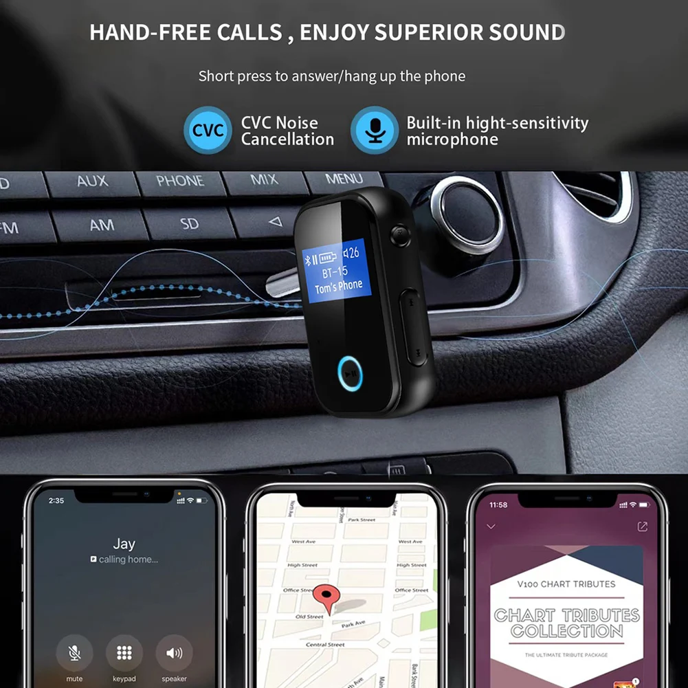 LCD 3.5mm Music Radio Car Mp3 Player Wireless Fm Transmitter Bluetooth For IPod For IPad For IPhone 4 4S 5 Transmisor Fm
LCD 3.5mm Music Radio Car Mp3 Player Wireless Fm Transmitter Bluetooth For IPod For IPad For IPhone 4 4S 5 Transmisor Fm