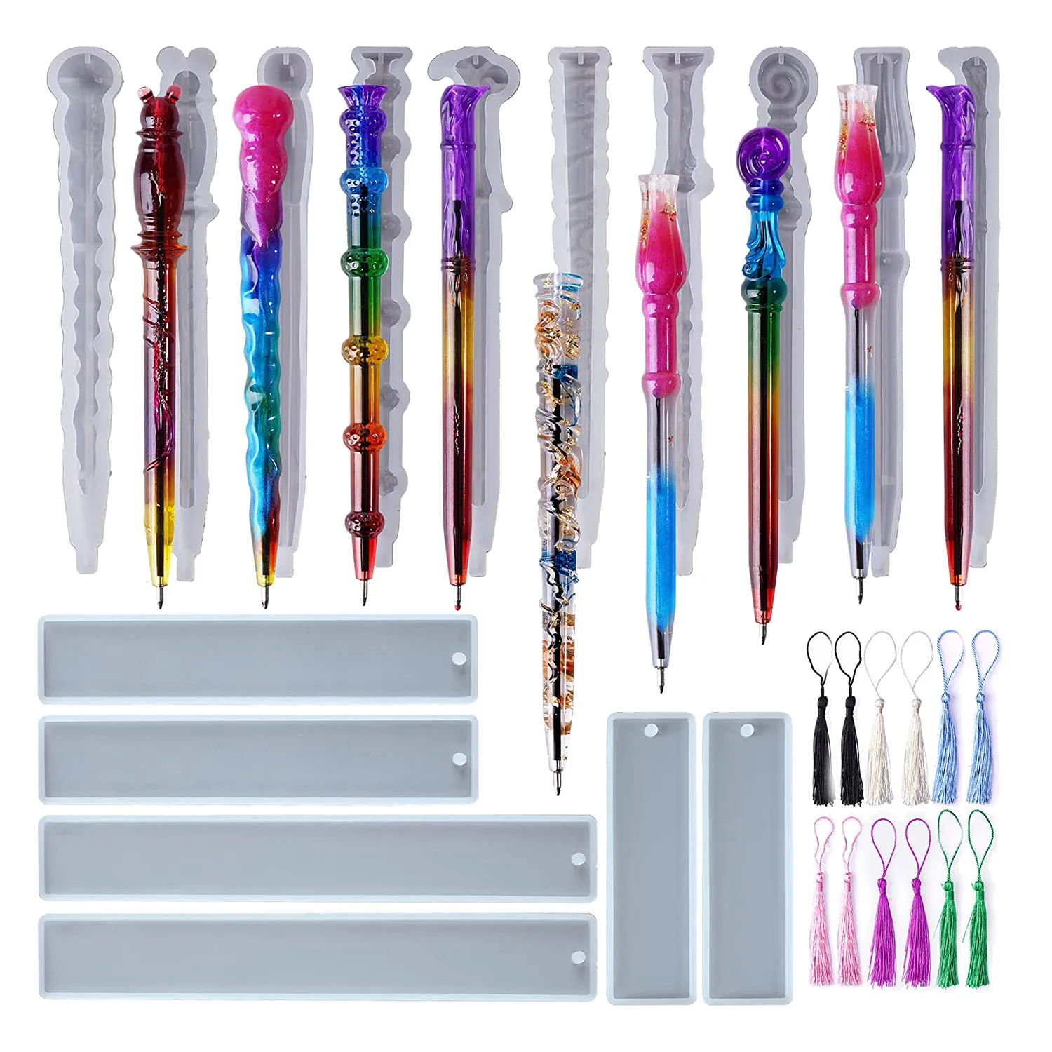 Силиконовые формы для смолы, формы для эпоксидной смолы с 10 стандартными формами, 6 закладками, формы для смолы для поделок своими руками, подарки
Силиконовые формы для смолы, формы для эпоксидной смолы с 10 стандартными формами, 6 закладками, формы для смолы для поделок своими руками, подарки