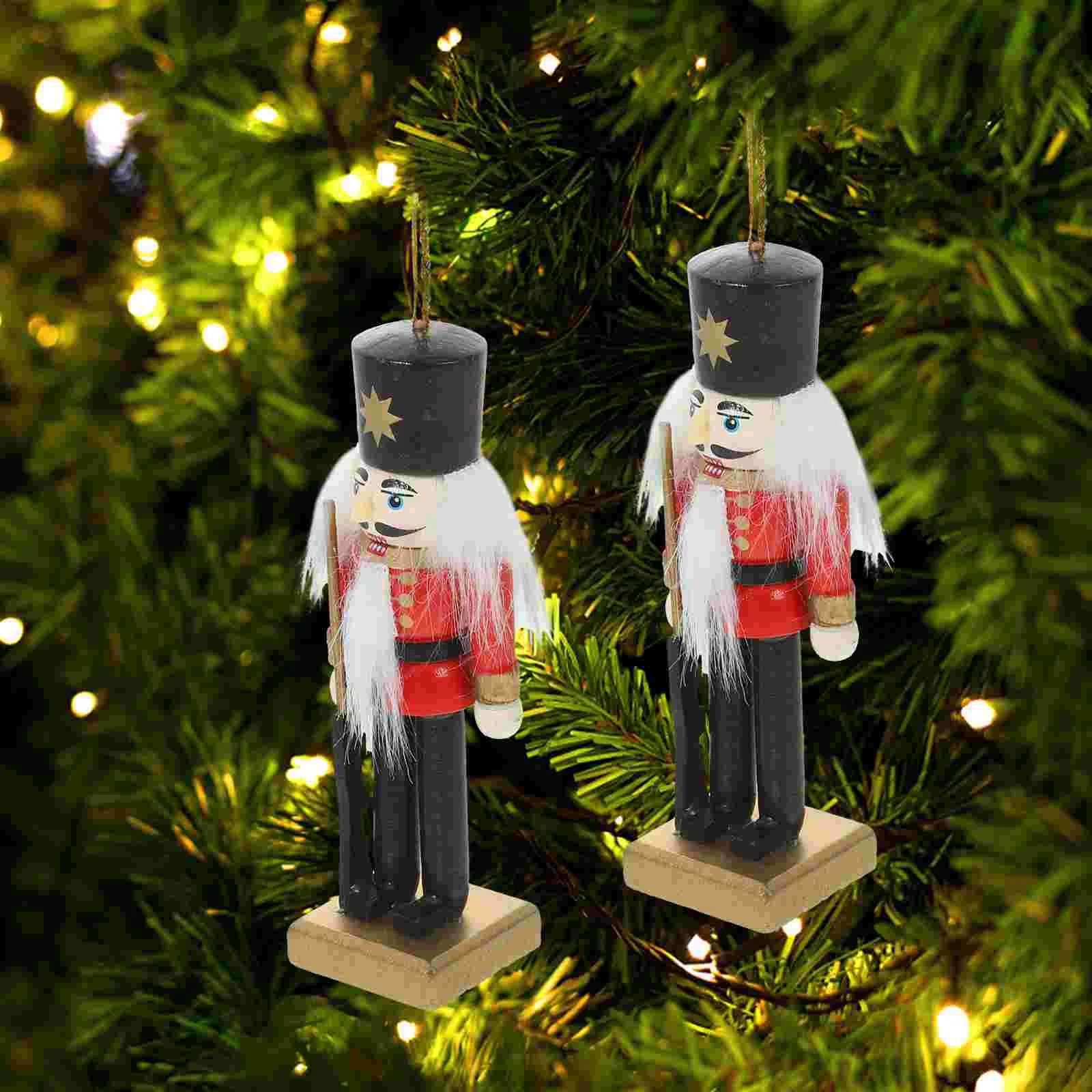 6 Pcs Nutcracker Pendant Puppets Wood Craft Hanging Nutcrackers Decorations Crafts Festival Christmas
6 Pcs Nutcracker Pendant Puppets Wood Craft Hanging Nutcrackers Decorations Crafts Festival Christmas