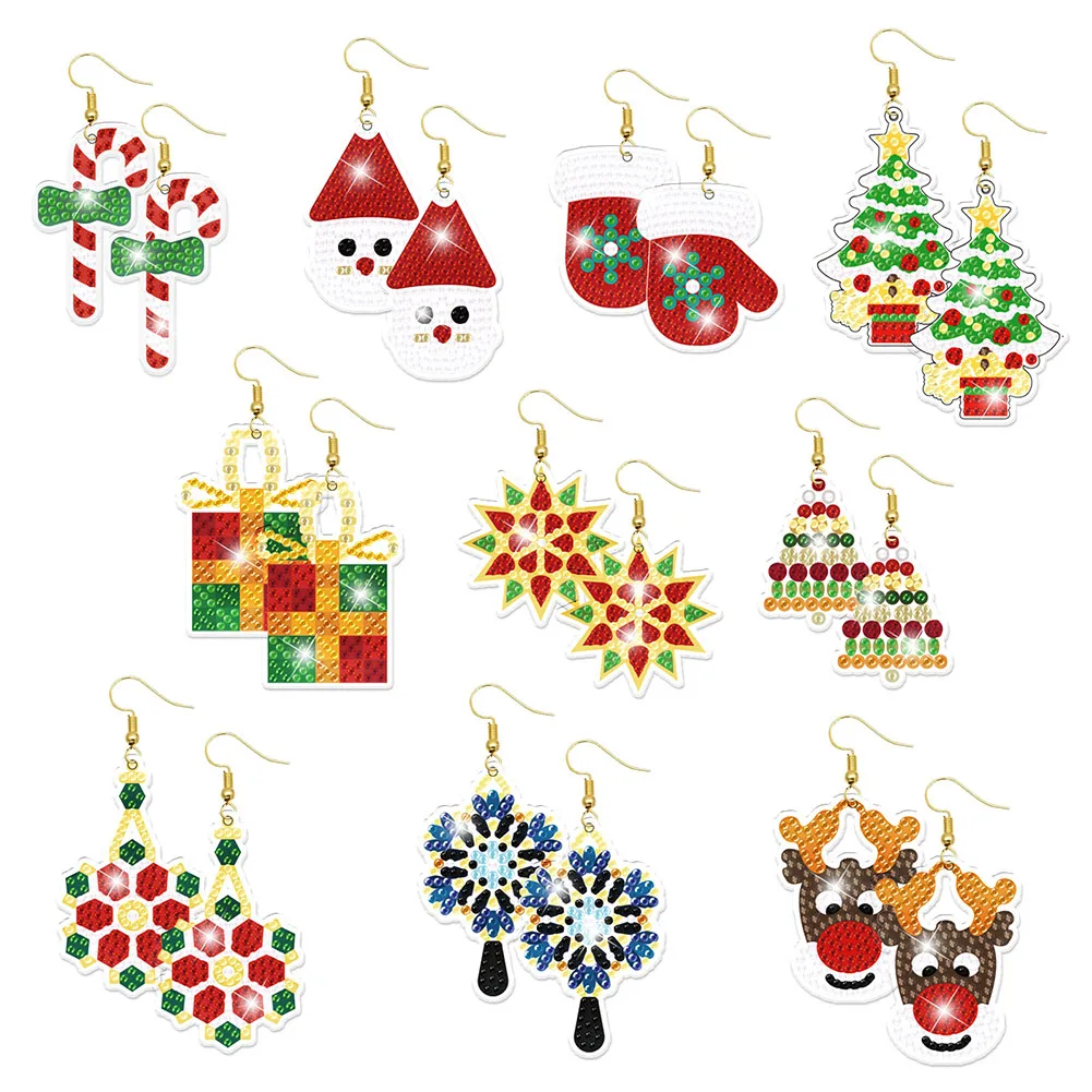Diamond Drawing Earrings Christmas Decor DIY Diamond Drawing Earrings Diamond Gifts Special Shaped 5D Brand New
Diamond Drawing Earrings Christmas Decor DIY Diamond Drawing Earrings Diamond Gifts Special Shaped 5D Brand New