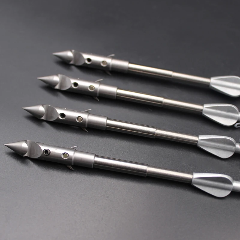 Sharp Barb Fish Dart Deep Bullet Dart Outdoor Hunting Dart Stainless Steel Detachable Suit Fishing Wheel Slingshot Fishing Darts
Sharp Barb Fish Dart Deep Bullet Dart Outdoor Hunting Dart Stainless Steel Detachable Suit Fishing Wheel Slingshot Fishing Darts