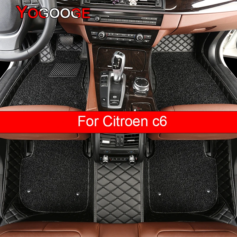 Автомобильные коврики YOGOOGE для Citroen C6 Foot Coche, аксессуары, коврики 
Автомобильные коврики YOGOOGE для Citroen C6 Foot Coche, аксессуары, коврики